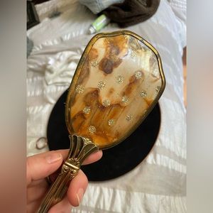 Antique Victorian old hairbrush